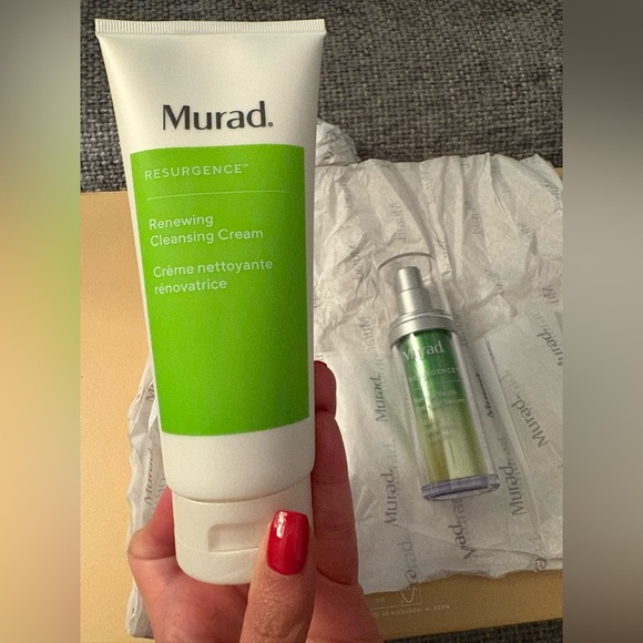 BNIB Murad Resurgence Overnight Renewal Set – Full-Size Serum & Jumbo Cleanser - Picture 7 of 16